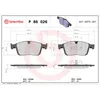 Image de Jeu de plaquettes de frein BREMBO P 86 026, avant