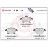 Image de Jeu de plaquettes de frein BREMBO P 24 173, avant