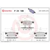 Image de Jeu de plaquettes de frein BREMBO P 24 188, avant