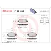 Image de Jeu de plaquettes de frein BREMBO P 59 090, arrière