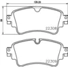 Image de Jeu de plaquettes de frein BREMBO P 85 154, arrière