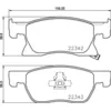 Image de Jeu de plaquettes de frein BREMBO P 59 092, avant