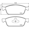 Image de Jeu de plaquettes de frein, frein à disque BREMBO P 24 199