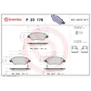 Image de Jeu de plaquettes de frein BREMBO P 23 178, avant