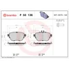 Image de Jeu de plaquettes de frein BREMBO P 50 136, arrière
