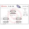 Image de Jeu de plaquettes de frein BREMBO P 23 179, arrière