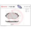 Image de Jeu de plaquettes de frein BREMBO P 68 068, avant
