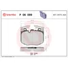 Image de Jeu de plaquettes de frein BREMBO P 06 099, avant