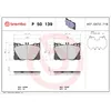 Image de Jeu de plaquettes de frein BREMBO P 50 139, avant