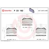 Image de Jeu de plaquettes de frein BREMBO P 23 182