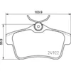 Image de Jeu de plaquettes de frein, frein à disque BREMBO P 06 102