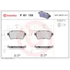 Image de Jeu de plaquettes de frein BREMBO P 61 133, arrière