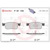 Image de Jeu de plaquettes de frein BREMBO P 61 134, avant