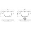 Image de Jeu de plaquettes de frein BREMBO P 06 053, arrière