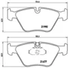 Image de Jeu de plaquettes de frein BREMBO P 06 065, avant
