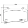 Image de Jeu de plaquettes de frein BREMBO P 11 024