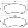 Image de Jeu de plaquettes de frein BREMBO P 50 086, avant
