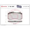 Image de Jeu de plaquettes de frein BREMBO P 50 087, avant