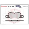 Image de Jeu de plaquettes de frein BREMBO P 65 020, arrière