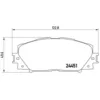 Image de Jeu de plaquettes de frein BREMBO P 83 106, avant
