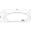 Image de Jeu de plaquettes de frein BREMBO P 83 117, avant