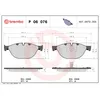 Image de Jeu de plaquettes de frein BREMBO P 06 076, avant