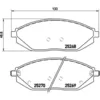 Image de Jeu de plaquettes de frein BREMBO P 10 054, avant