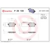 Image de Jeu de plaquettes de frein BREMBO P 23 133, arrière