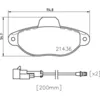 Image de Jeu de plaquettes de frein BREMBO P 24 147, avant