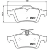 Image de Jeu de plaquettes de frein BREMBO P 24 148, arrière