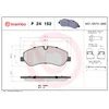 Image de Jeu de plaquettes de frein BREMBO P 24 152, avant