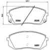 Image de Jeu de plaquettes de frein BREMBO P 30 056, avant