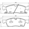 Image de Jeu de plaquettes de frein BREMBO P 37 015, avant