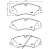 Image de Jeu de plaquettes de frein BREMBO P 44 022, avant