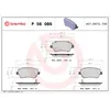Image de Jeu de plaquettes de frein BREMBO P 56 086