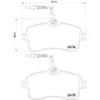 Image de Jeu de plaquettes de frein BREMBO P 61 109, avant