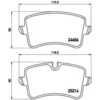 Image de Jeu de plaquettes de frein BREMBO P 85 120
