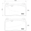 Image de Jeu de plaquettes de frein BREMBO P 85 123