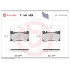 Image de Jeu de plaquettes de frein BREMBO P 56 089, avant