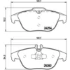 Image de Jeu de plaquettes de frein BREMBO P 50 104, arrière