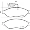Image de Jeu de plaquettes de frein BREMBO P 23 143, avant