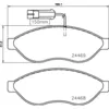 Image de Jeu de plaquettes de frein BREMBO P 23 144, avant