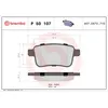 Image de Jeu de plaquettes de frein BREMBO P 50 107, arrière