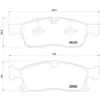 Image de Jeu de plaquettes de frein BREMBO P 50 109, avant