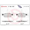 Image de Jeu de plaquettes de frein BREMBO P 24 157, avant