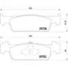 Image de Jeu de plaquettes de frein BREMBO P 68 060, avant