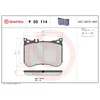 Image de Jeu de plaquettes de frein BREMBO P 50 114, avant