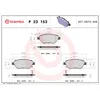 Image de Jeu de plaquettes de frein BREMBO P 23 153, avant