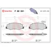 Image de Jeu de plaquettes de frein BREMBO P 68 061