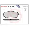 Image de Jeu de plaquettes de frein BREMBO P 49 048, avant
